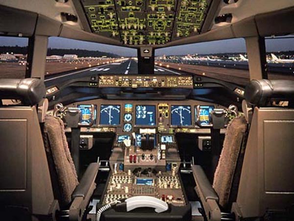 Cockpit de Boeing 777